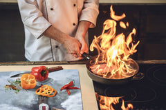 Arbeitsplattenschoner und Nudelbrett 60D08: Leuchtturm