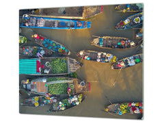 Worktop saver and Pastry Board 60D08: Asian boats