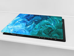 Induktionskochfeldabdeckung 60D14: Blaue Farbe