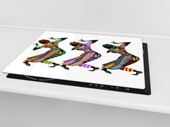 Glass Cutting Board 60D15: Egyptian women's