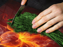 Glass Cutting Board and Worktop Saver D06 Flowers Series: Flower 9