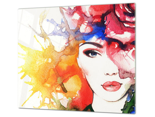 Glass stove top 60D19: Woman 12