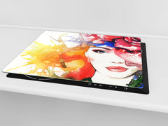 Glass stove top 60D19: Woman 12