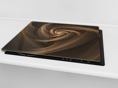 Tabla de cortar de CRISTAL templado D01 Serie abstracta: Arte abstracto 19