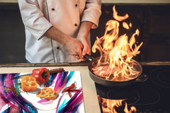 Glass stove top 60D19: Woman 11