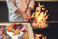 Glass stove top 60D19: Woman 10