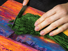 Resistant Glass Cutting Board 60D05B: Dutch windmill