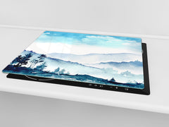 Arbeitsplattenschoner und Nudelbrett 60D08: Berge 1