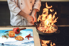 Arbeitsplattenschoner und Nudelbrett 60D08: Berge 1