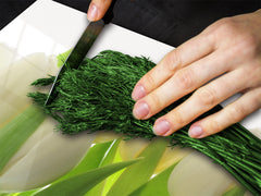 Glass Cutting Board and Worktop Saver D06 Flowers Series: Tulips 1