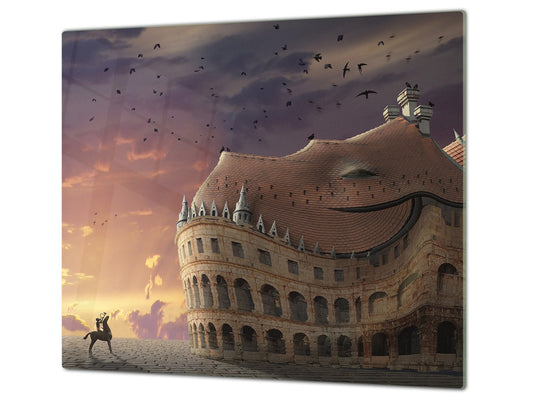 Glass Pastry Board 60D18: Crooked palace