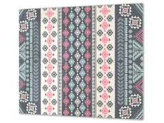 Chopping Board - Induction Cooktop Cover D14 Patterns and Mandalas Series: Texture 148