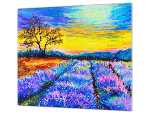 Resistant Glass Cutting Board 60D05B: Heather field