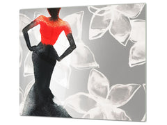 Glass stove top 60D19: Woman 9