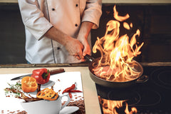 KITCHEN BOARD & Induction Cooktop Cover D05 Coffee Series: Coffee 31