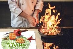 KITCHEN BOARD & Induction Cooktop Cover D07 Fruits and vegetables: Apple 16