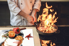 Glass stove top 60D19: Woman 8