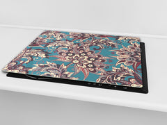 Tagliere e proteggi-piano di lavoro in vetro resistente; D15 Serie Disegni: Trama 163