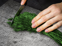 Tabla de cortar de VIDRIO templado – Resistente a golpes y arañazos - D10B Serie Texturas B: Vaqueros