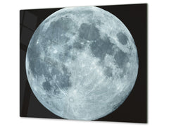 Tempered GLASS Kitchen Board D09 Other: Full Moon