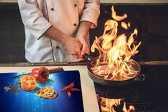 Panneau de cuisine en verre trempé D09 Autre: Art abstrait 72