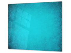 Tempered GLASS Kitchen Board – Impact & Scratch Resistant D10B Textures Series B: Turquoise 4
