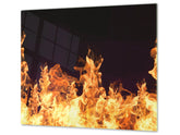 Tempered Glass Cutting Board and Worktop Saver D03 Fire Series: Fire 5