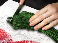 KITCHEN BOARD & Induction Cooktop Cover D07 Fruits and vegetables: Strawberry 30