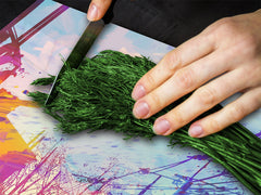 Planche de cuisine en verre trempé D13 Série D'art: Rue