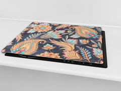 Chopping Board - Induction Cooktop Cover D14 Patterns and Mandalas Series: Drawing 55