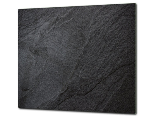 TEMPERED GLASS CHOPPING BOARD – Glass Cutting Board and Worktop Saver D26 Textures and tiles 2 Series: Dark granite