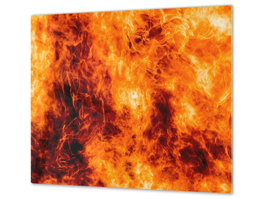 Cubre encimera de cristal – Tablade amasar D03 Serie Fuego: Fuego 9
