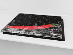 KITCHEN BOARD & Induction Cooktop Cover D07 Fruits and vegetables: Pepper 30