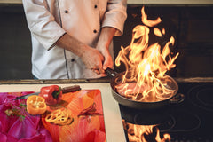 Glass Cutting Board and Worktop Saver D06 Flowers Series: Texture 72