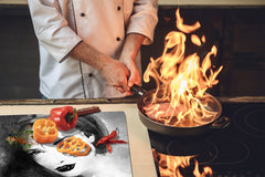 Glass stove top 60D19: Woman 6