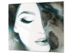 Glass stove top 60D19: Woman 4