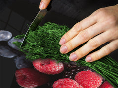 Küchenbrett aus Hartglas und Induktionskochplattenabdeckung – Schneideplatten; D07 Fruits and vegetables: Fruits 4
