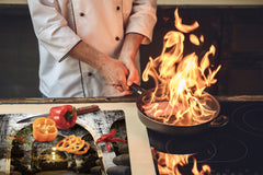 Chopping Board - Induction Cooktop Cover D04 Drinks Series: wine 27