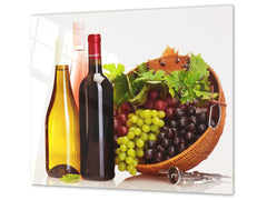 Chopping Board - Induction Cooktop Cover D04 Drinks Series: Wine 21