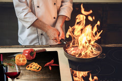 Chopping Board - Induction Cooktop Cover D04 Drinks Series: wine 12