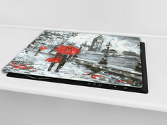 Worktop saver and Pastry Board D13 Images: Big Ben red umbrella