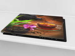 Chopping Board - Induction Cooktop Cover D04 Drinks Series: Tea 3