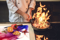 Resistant Glass Cutting Board 60D05B: Woman 3