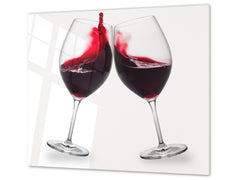 Chopping Board - Induction Cooktop Cover D04 Drinks Series: wine 2