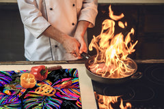 Tagliere in vetro temperato; D15 Serie Disegni: Disegno 68