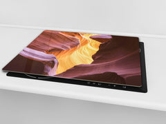 Tempered GLASS Cutting Board D01 Abstract Series: Rock