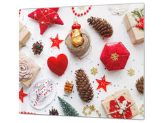 Cubre vitro resistente a golpes y arañazos ; Serie Navidad D20 Decoracion de Navidad