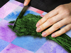 Cubre vitrocerámica y tabla de cortar de cristal templado – Superficie de vidrio templado resistente D13 Serie Dibujos: Mosaico 5