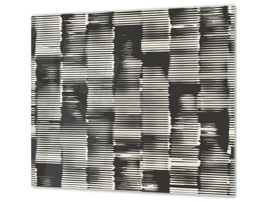 Panneau de cuisine en verre trempé D09 Autre: Gris 8