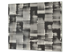 Asse da cucina in VETRO temperato – Tagliere in vetro; D09 Serie Diversi: Grigio 8